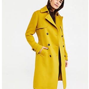 Ann Taylor NWT -XXS Belted Trench Coach- Split Pea color